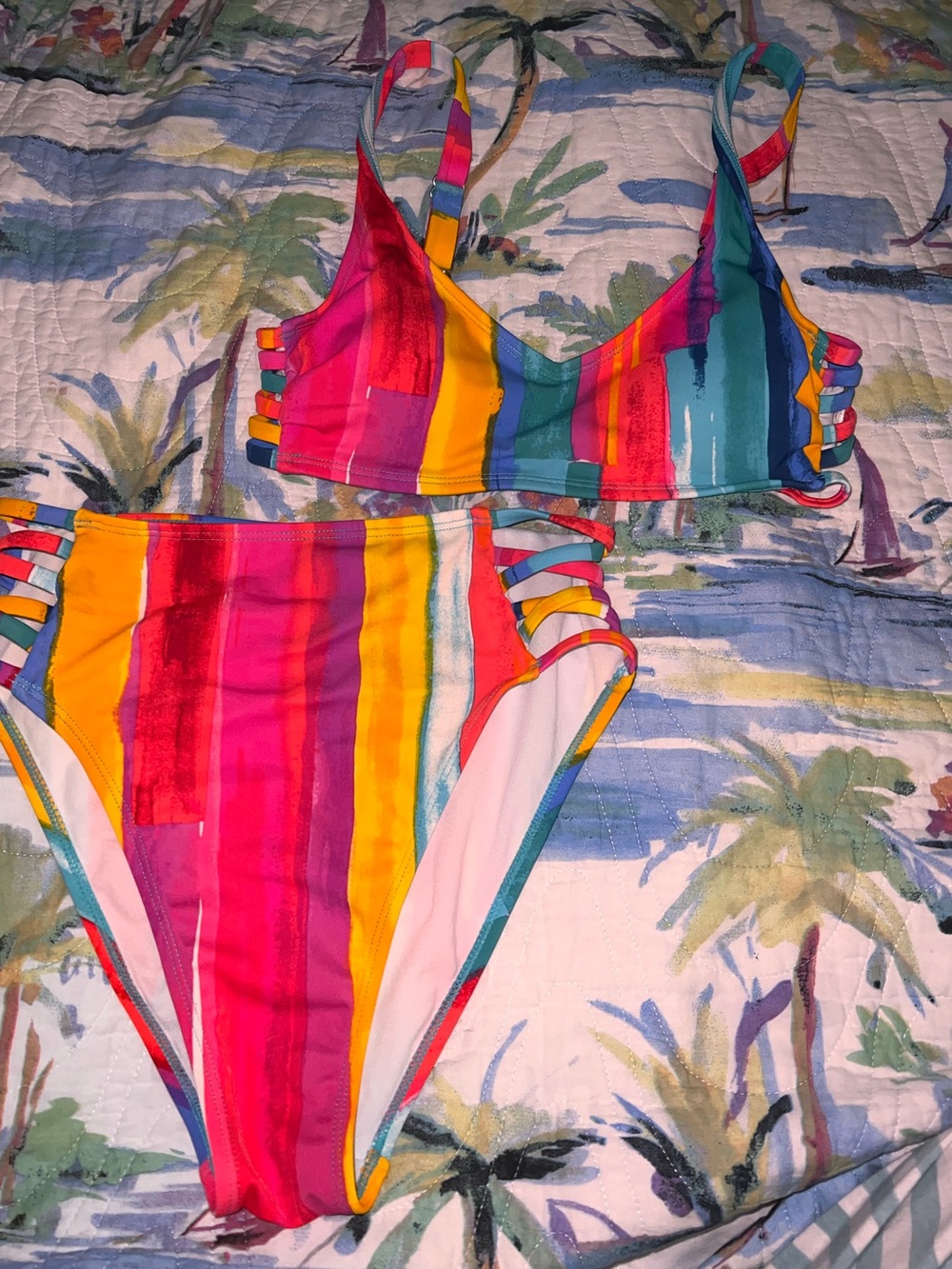 Retro style high waisted swimsuit by xhilaration for target